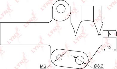 LYNXauto PT-1011 - Amortizor vibratii, curea distributie aaoparts.ro