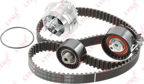 LYNXauto PW-1208 - Set pompa apa + curea dintata aaoparts.ro
