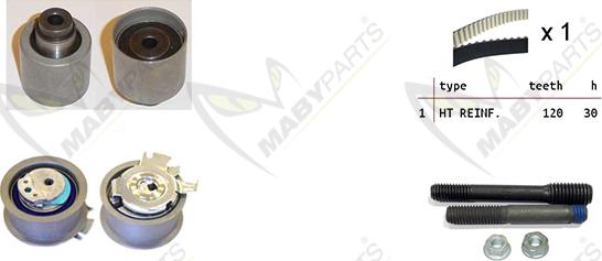 Mabyparts OBK010037 - Set curea de distributie aaoparts.ro