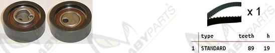 Mabyparts OBK010126 - Set curea de distributie aaoparts.ro