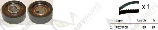 Mabyparts OBK010301 - Set curea de distributie aaoparts.ro