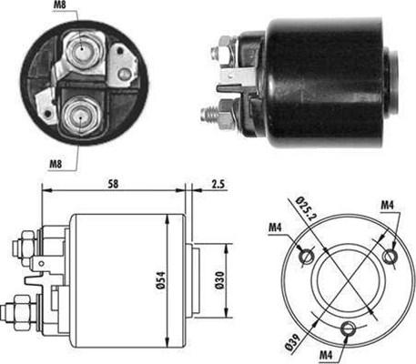 Magneti Marelli 940113050060 - Solenoid, electromotor aaoparts.ro