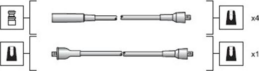 Magneti Marelli 941318111025 - Set cablaj aprinder aaoparts.ro