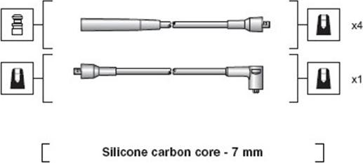 Magneti Marelli 941318111073 - Set cablaj aprinder aaoparts.ro