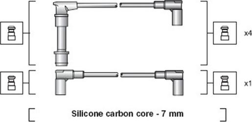 Magneti Marelli 941318111106 - Set cablaj aprinder aaoparts.ro