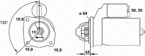 Magneti Marelli 943252278010 - Starter aaoparts.ro