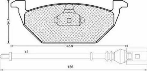 Magneti Marelli 430216171201 - Set placute frana,frana disc aaoparts.ro