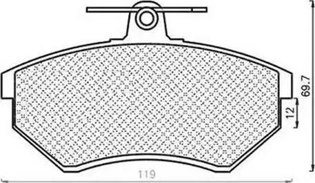 Magneti Marelli 430216171181 - Set placute frana,frana disc aaoparts.ro