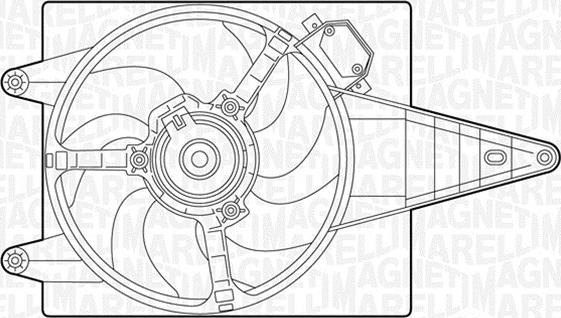 Magneti Marelli 069402271010 - Ventilator, radiator aaoparts.ro