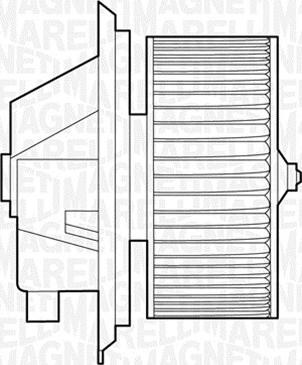 Magneti Marelli 069412512010 - Ventilator, habitaclu aaoparts.ro