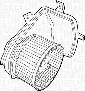 Magneti Marelli 069412659010 - Ventilator, habitaclu aaoparts.ro