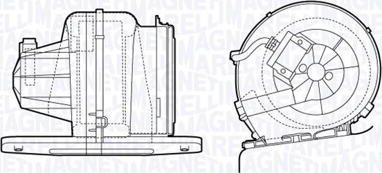 Magneti Marelli 069412709010 - Ventilator, habitaclu aaoparts.ro