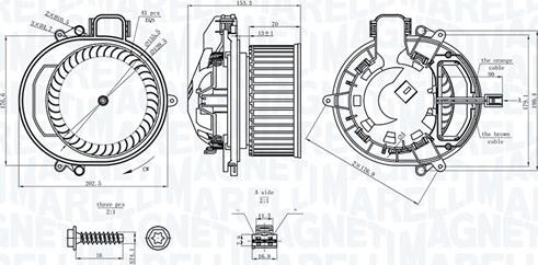 Magneti Marelli 069412722010 - Ventilator, habitaclu aaoparts.ro