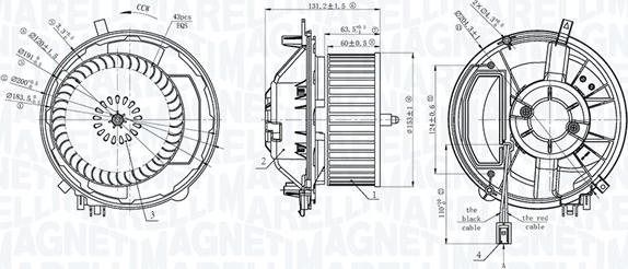 Magneti Marelli 069412777010 - Ventilator, habitaclu aaoparts.ro
