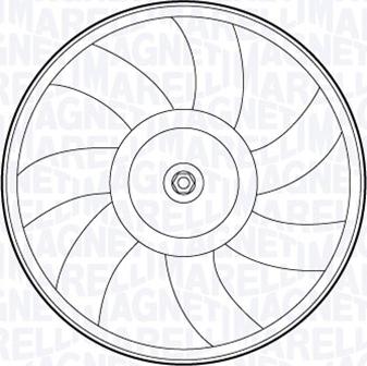 Magneti Marelli 069422591010 - Ventilator, radiator aaoparts.ro