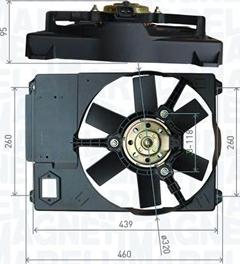 Magneti Marelli 069422800010 - Ventilator, radiator aaoparts.ro