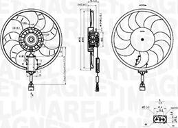 Magneti Marelli 069422882010 - Ventilator, radiator aaoparts.ro