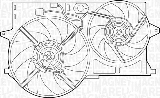 Magneti Marelli 069422299010 - Ventilator, radiator aaoparts.ro