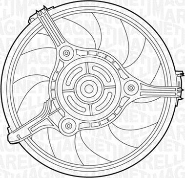 Magneti Marelli 069422267010 - Ventilator, radiator aaoparts.ro