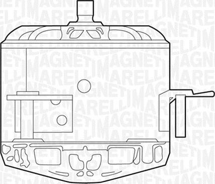 Magneti Marelli 069422213010 - Ventilator, radiator aaoparts.ro