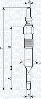 Magneti Marelli 060900020606 - Bujie incandescenta aaoparts.ro