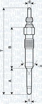 Magneti Marelli 060900140606 - Bujie incandescenta aaoparts.ro