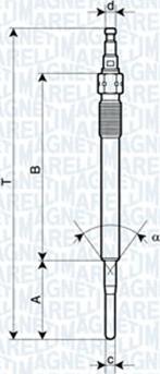 Magneti Marelli 062900051304 - Bujie incandescenta aaoparts.ro