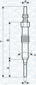 Magneti Marelli 062900089304 - Bujie incandescenta aaoparts.ro