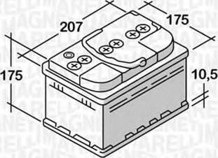Magneti Marelli 068050051530 - Baterie de pornire aaoparts.ro