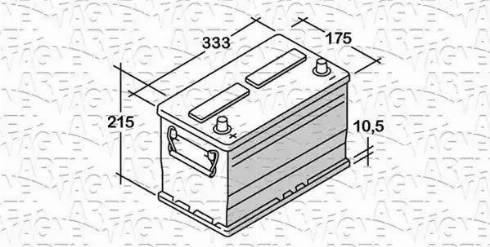 Magneti Marelli 068100072020 - Baterie de pornire aaoparts.ro