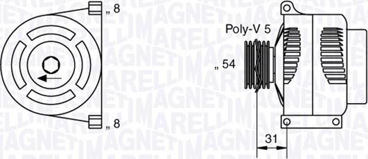 Magneti Marelli 063377426010 - Generator / Alternator aaoparts.ro