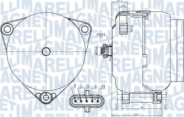 Magneti Marelli 063731997010 - Generator / Alternator aaoparts.ro