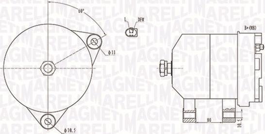 Magneti Marelli 063731913010 - Generator / Alternator aaoparts.ro