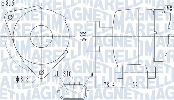 Magneti Marelli 063731989010 - Generator / Alternator aaoparts.ro