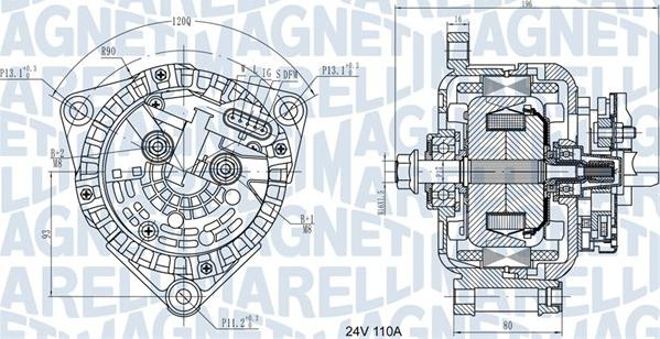 Magneti Marelli 063731871010 - Generator / Alternator aaoparts.ro