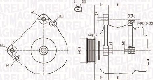 Magneti Marelli 063731729010 - Generator / Alternator aaoparts.ro