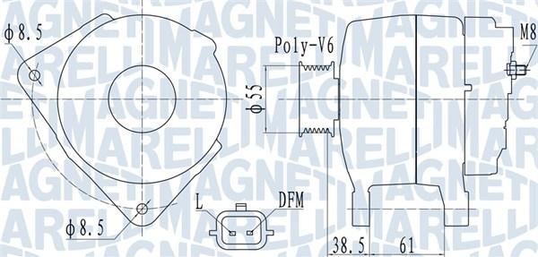 Magneti Marelli 063732098010 - Generator / Alternator aaoparts.ro