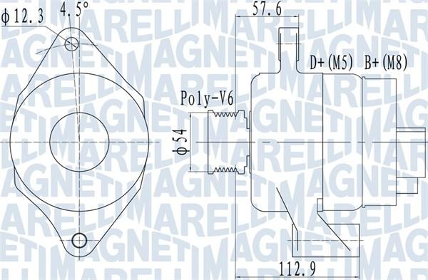 Magneti Marelli 063732050010 - Generator / Alternator aaoparts.ro