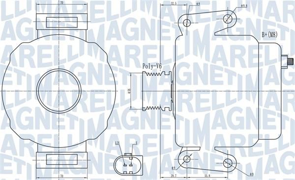 Magneti Marelli 063732007010 - Generator / Alternator aaoparts.ro