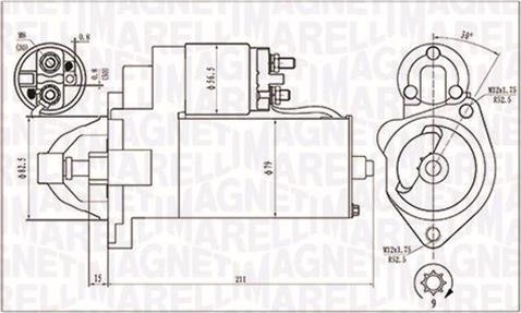 Magneti Marelli 063720624010 - Starter aaoparts.ro