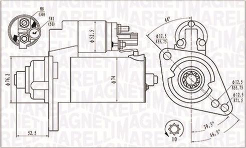 Magneti Marelli 063721293010 - Starter aaoparts.ro