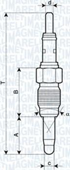 Magneti Marelli 062900083304 - Bujie incandescenta aaoparts.ro