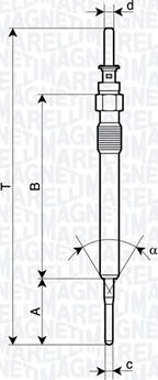 Magneti Marelli 062900130304 - Bujie incandescenta aaoparts.ro