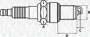 Magneti Marelli 062000773304 - Bujii aaoparts.ro