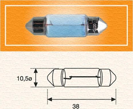 Magneti Marelli 009423100000 - Bec, iluminare numar circulatie aaoparts.ro