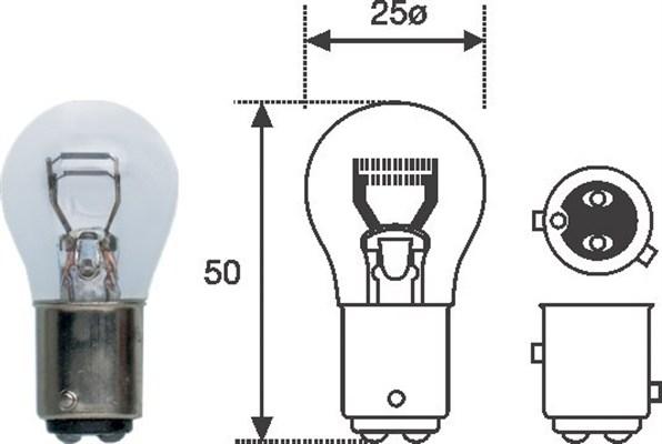 Magneti Marelli 008529100000 - Bec, lampa frana aaoparts.ro