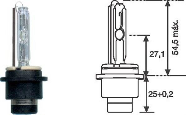 Magneti Marelli 002541100000 - Bec, far faza lunga aaoparts.ro