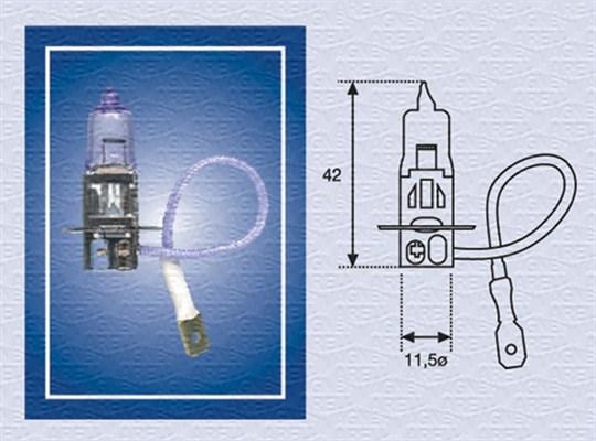 Magneti Marelli 002554100000 - Bec, proiector ceata aaoparts.ro