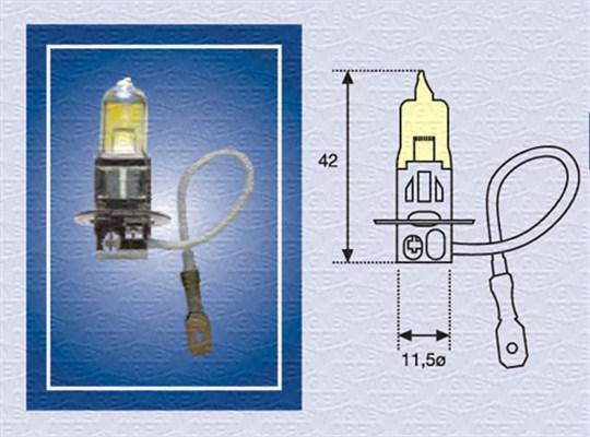 Magneti Marelli 002573100000 - Bec, proiector ceata aaoparts.ro