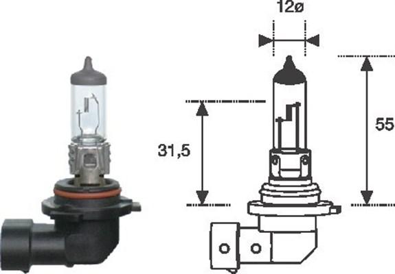 Magneti Marelli 002577300000 - Bec, far faza lunga aaoparts.ro